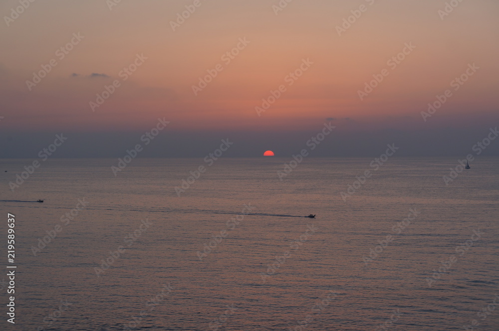Sea Red Sunset