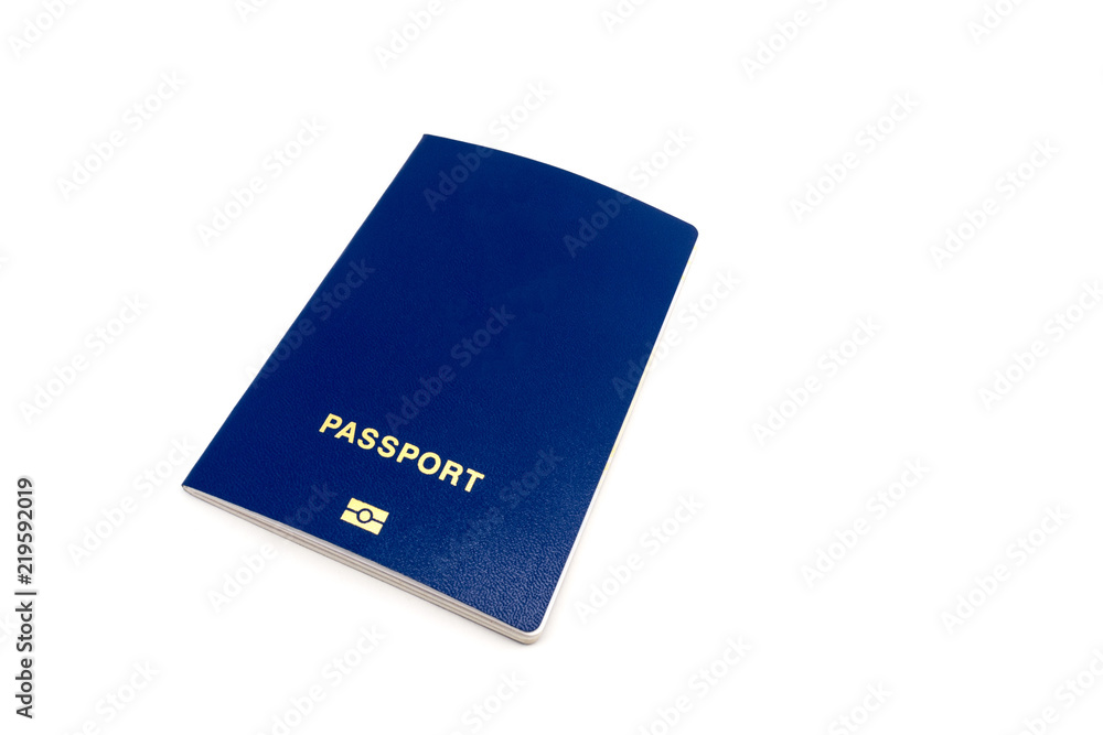 Passport isolated on white background. Passport isolated on white background.