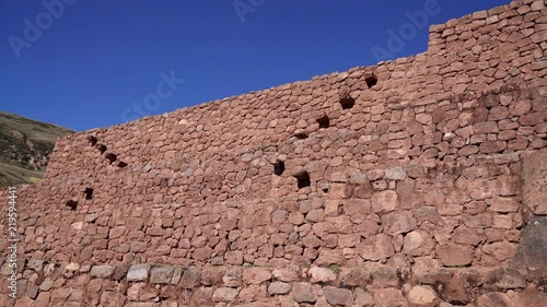 Pikillaqta ruins in Andes, Peru, South America photo