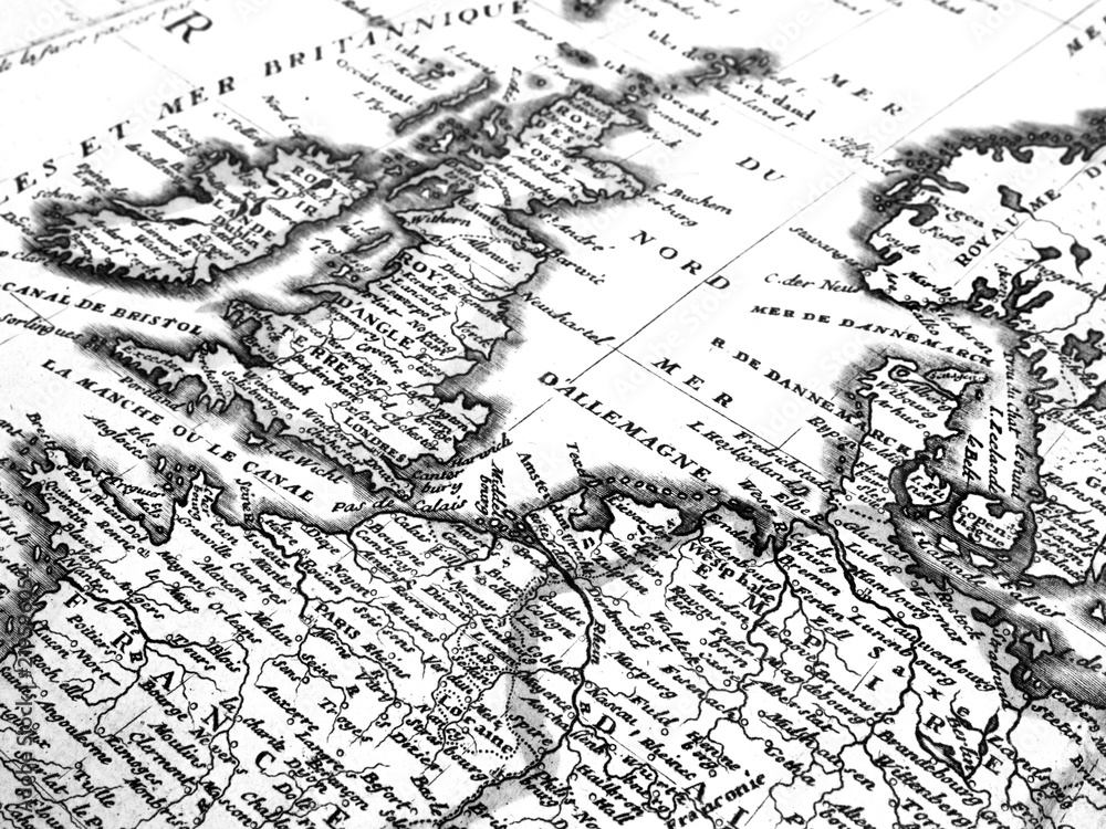 古地図　ヨーロッパ