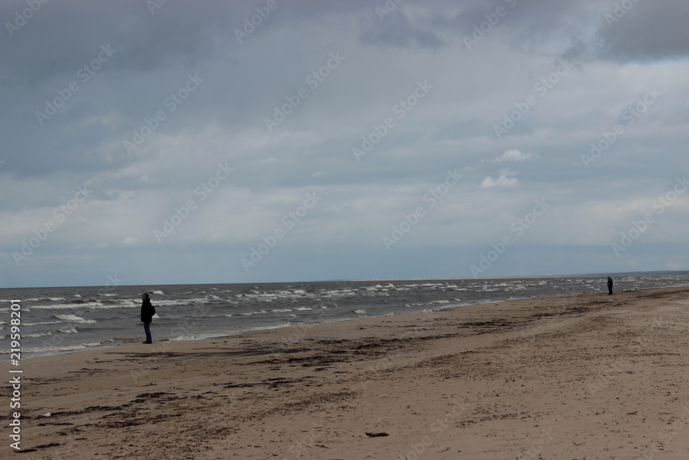 jurmala beach close to riga, latvia