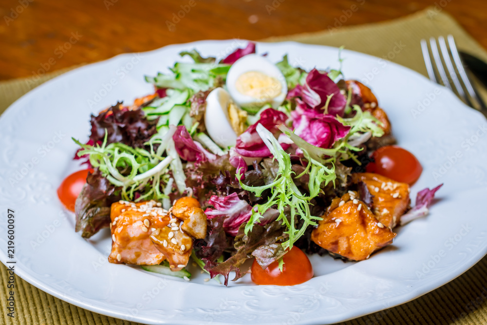 Salad with seafood Salad with seafood