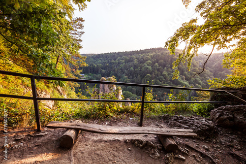 Colorful Ojcow National Park view