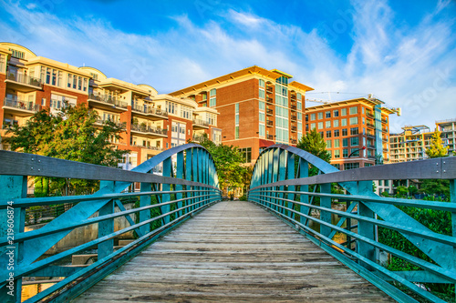 River Place Bridge in Downtown Greenville South Carolina