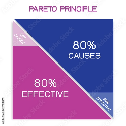 Pareto Principle or Law of The Vital Few 80/20 Rule