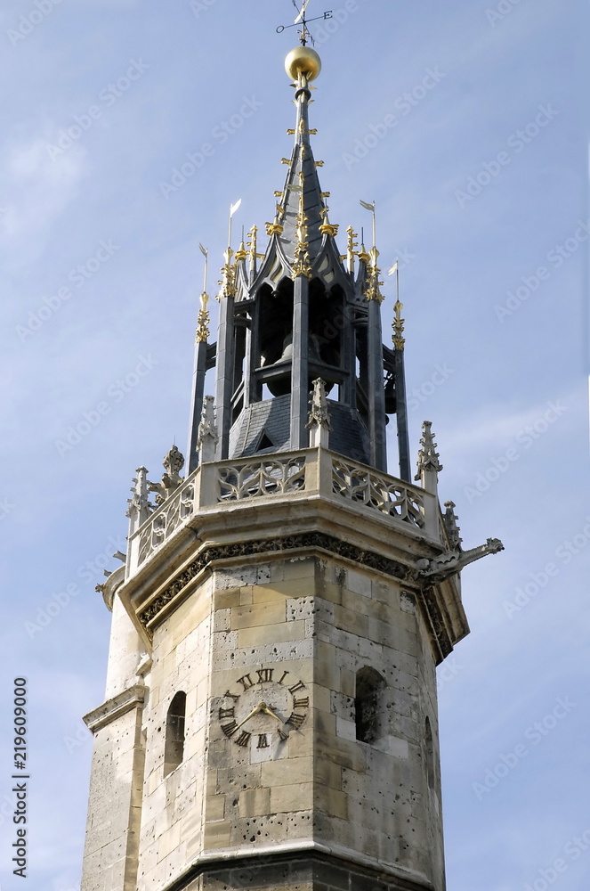 Ville d'Evreux, beffroi ou Tour de l'Horloge, département de l'Eure, Normandie, France