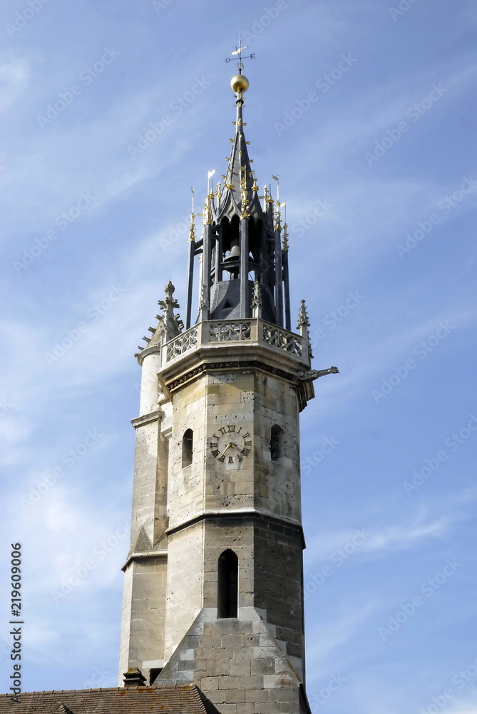 Ville d'Evreux, beffroi ou Tour de l'Horloge, département de l'Eure, Normandie, France