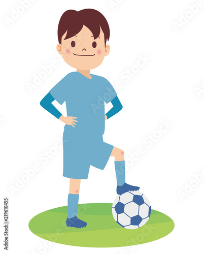 サッカー少年
