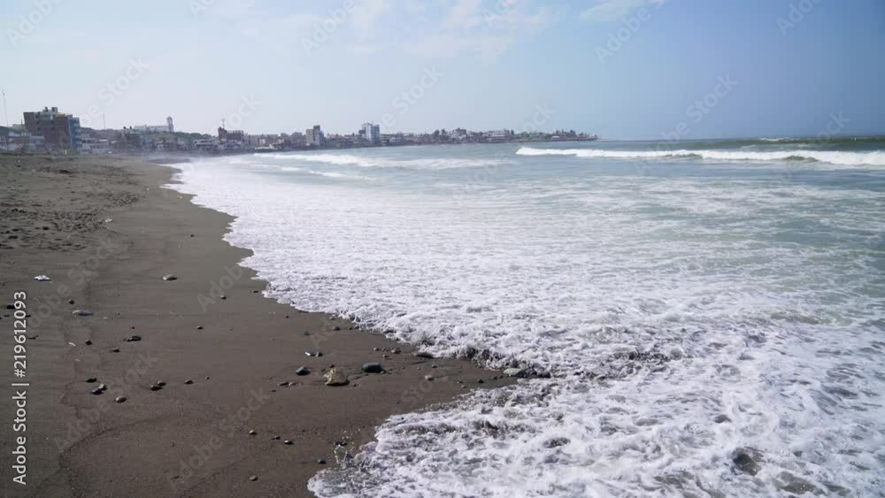 Beach Huanchaco in Trujillo in PERU Beach Huanchaco in Trujillo in PERU