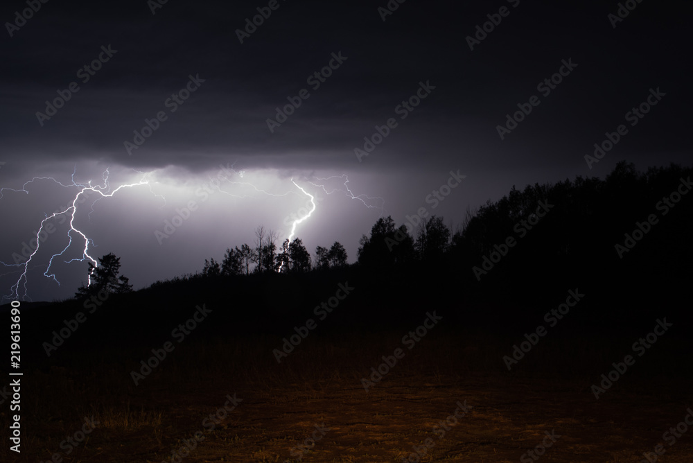 Lightning storm in the Utah mountains 5