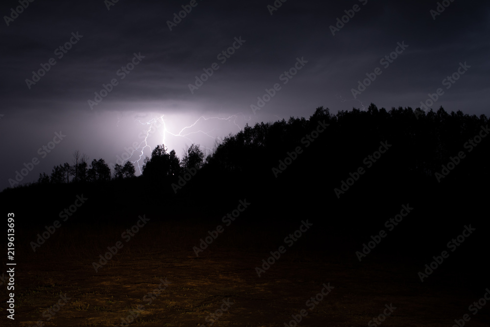 Lightning storm in the Utah mountains 4 Lightning storm in the Utah mountains 4