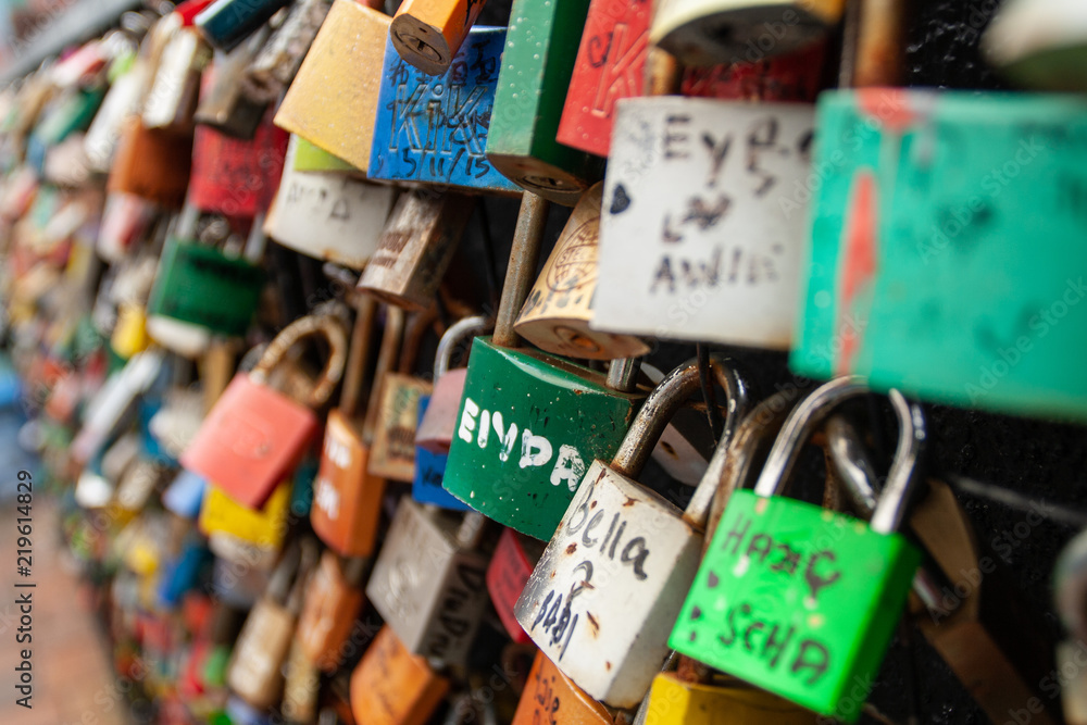 Hundreds of padlocks in Malaysia