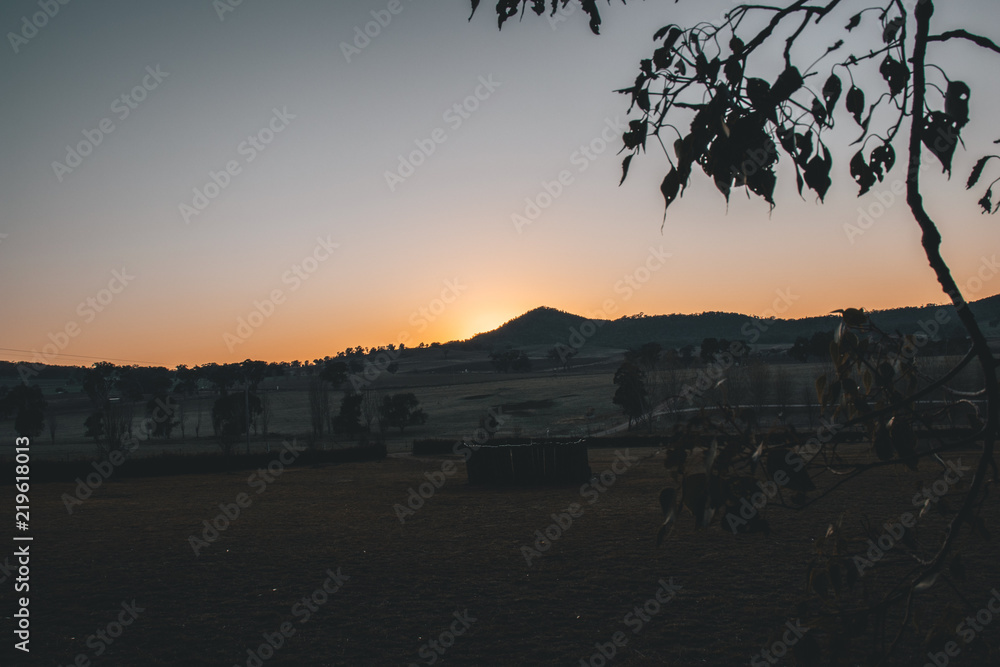country morning sunrise Mudgee