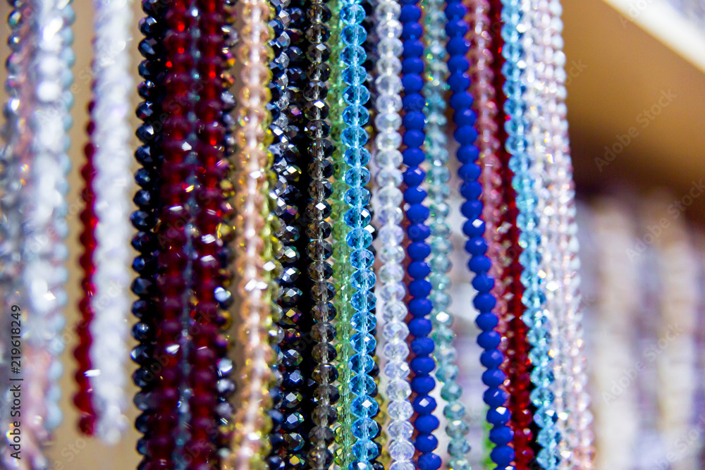 Rolls of fabric and textiles in a shop or store Rolls of fabric and textiles in a shop or store
