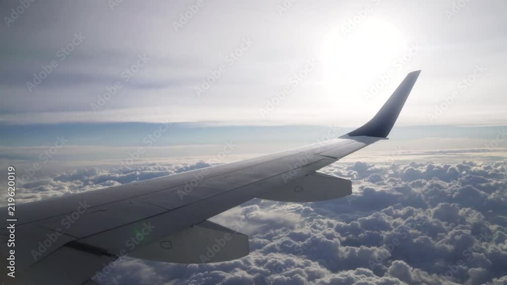 Flying over clouds Flying over clouds