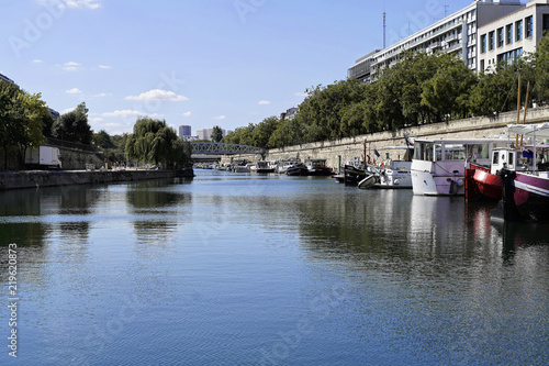 Canal Saint Martin, Paris, Frankreich, Europa