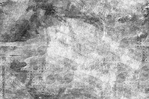 Black white grunge background. Seamless texture of cracks  chips  scratches  stains  dust. Monochrome vintage surface in urban style