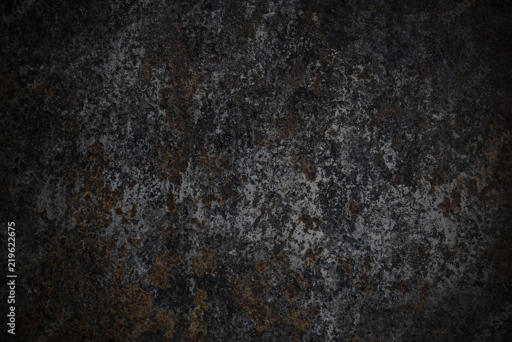Obraz premium Rust on old metal wall texture background