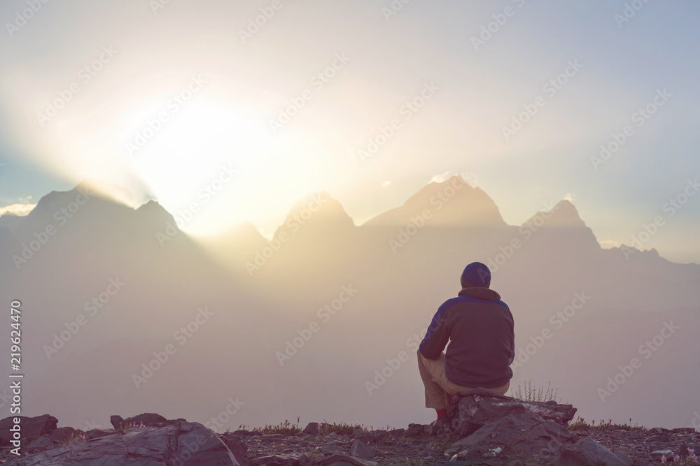 Hike in Fann mountains