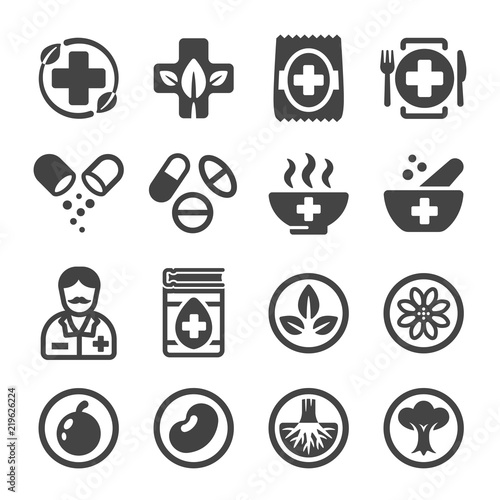 herb icon set