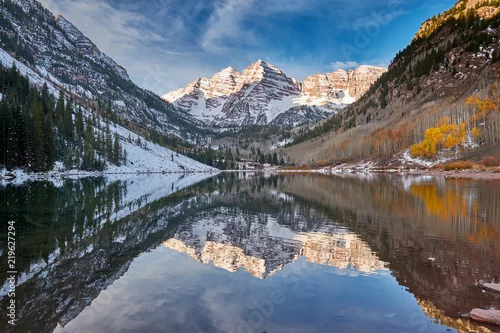 Obraz Krajobraz Maroon Bells i Maroon Lake