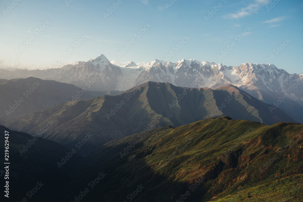 high mountains of the Caucasus