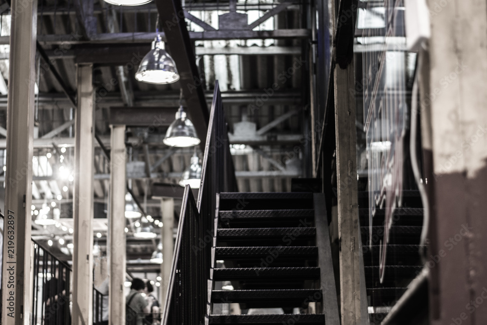 Staircase in the factory