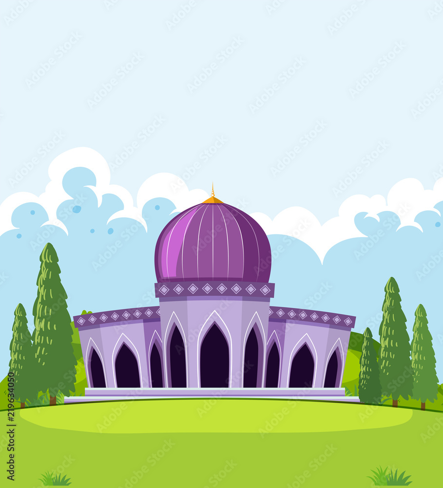 A beautiful mosque template