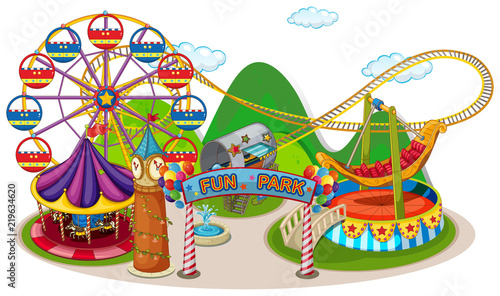 A fun park and ride