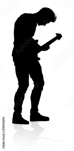 Musician Guitarist Silhouette