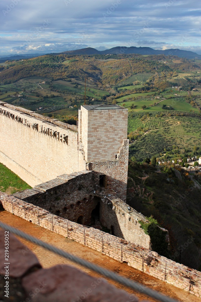 ancient castle in Assisi