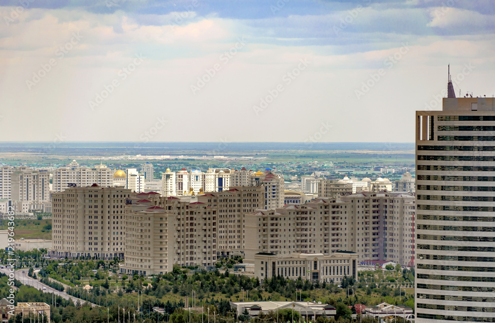 The city of Ashgabat