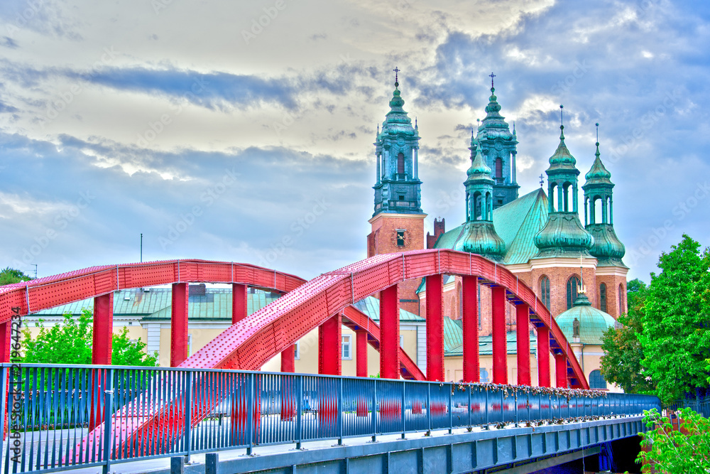 Fototapeta Katedra w Poznaniu, Polska