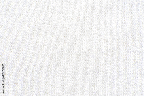 Top view of white knit wear texture