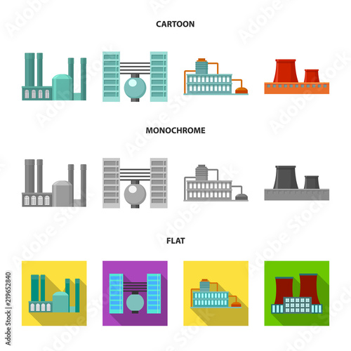 Industry, production.Factory set collection icons in cartoon,flat,monochrome style vector symbol stock illustration web.