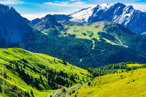 Wallpaper Mural View of the Italian Alps Mountain the Dolomites Torontodigital.ca