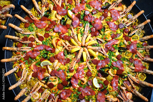 paella famille nombreuse