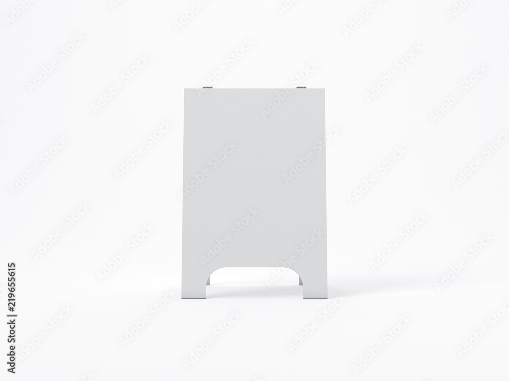 Pavement White Sign Outdoor Mockup Pavement White Sign Outdoor Mockup