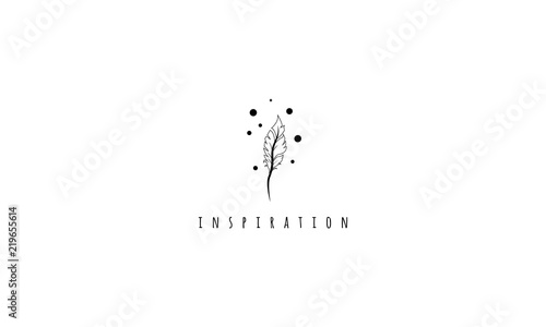 Inspiration Black vector logo image