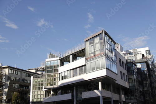 Immeuble moderne du quartier de Tjuvholmen à Oslo, Norvège
