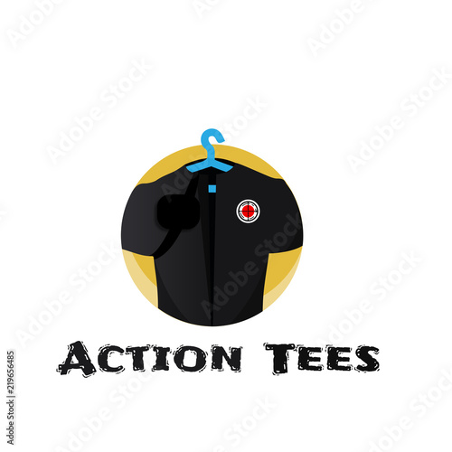 Принти на полотні Tee logo