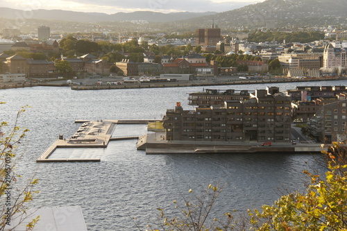 Canvas Print Port de Oslo, Norvège
