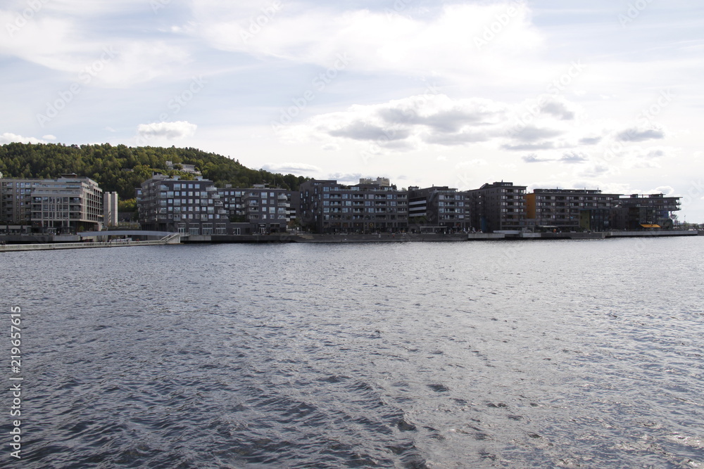 Quartier de Bispevika à Oslo, Norvège