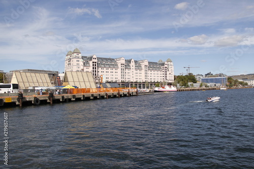 Quai du port de Oslo, Norvège © Atlantis