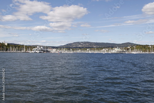 Canvas Print Fjord de Oslo, Norvège