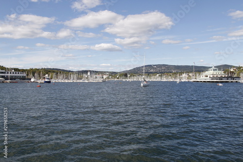 Canvas Print Fjord de Oslo, Norvège