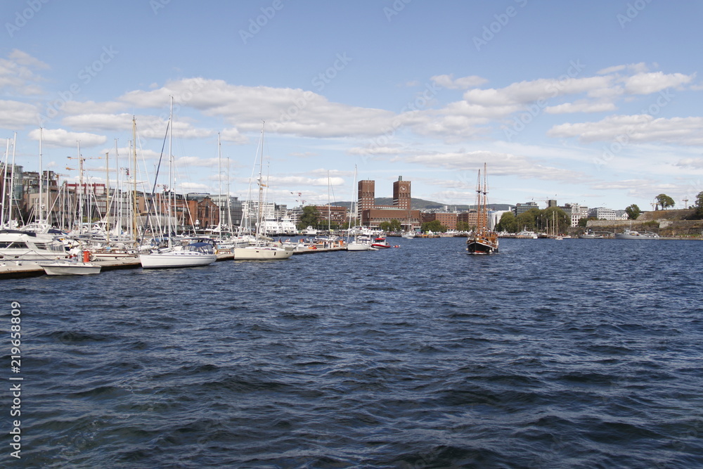Port et marina de Oslo, Norvège
