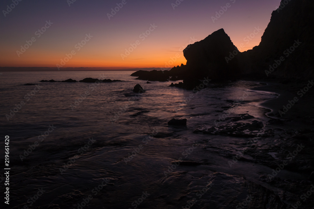 Sonnenuntergang am Cabo de Gata - Küste 