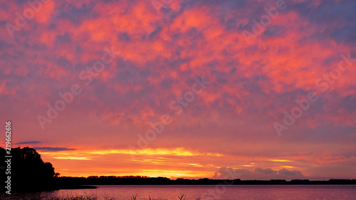 magisches abendrot photo