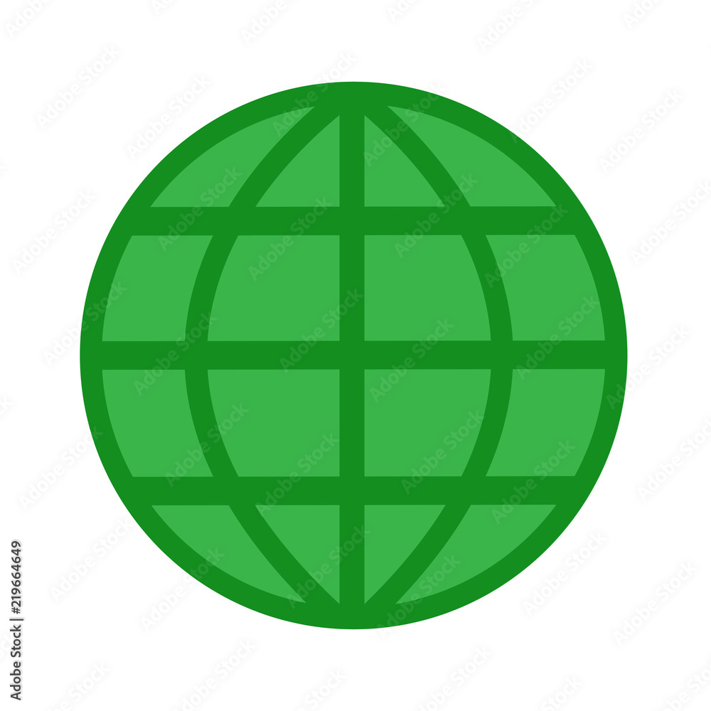 Globe vector icon Globe vector icon